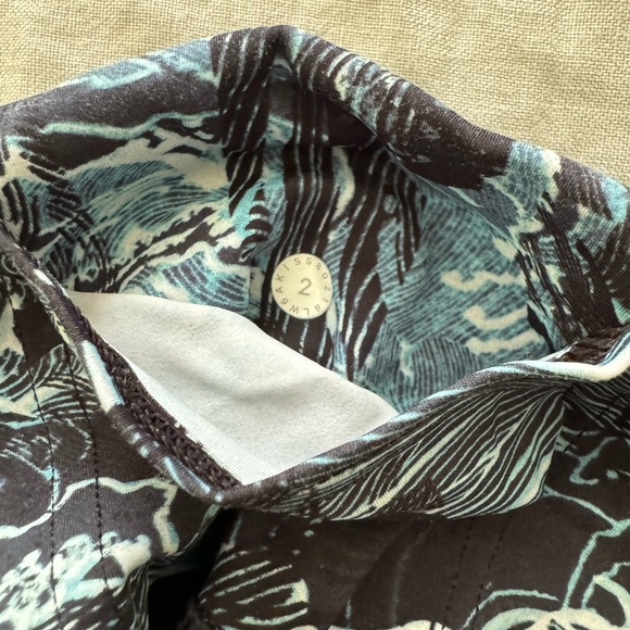 Lululemon Fast & Free Crop II Nulux Eternal Wave Leggings - Picture 12 of 12